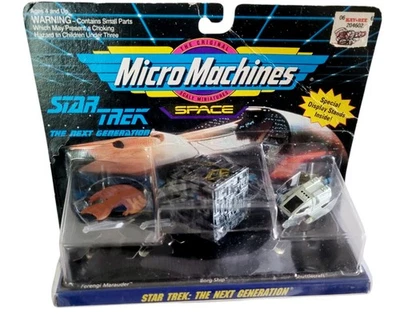 Micro Machines Star Trek Next Generation #4 Ferengi Marauder Borg Shuttlecraft - Image 1 of 4
