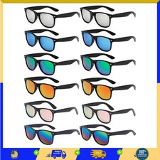 Eyegla Neon Sunglasses Bulk 8/12/18 Pack Retro Colorful Party Favors Adult Un...