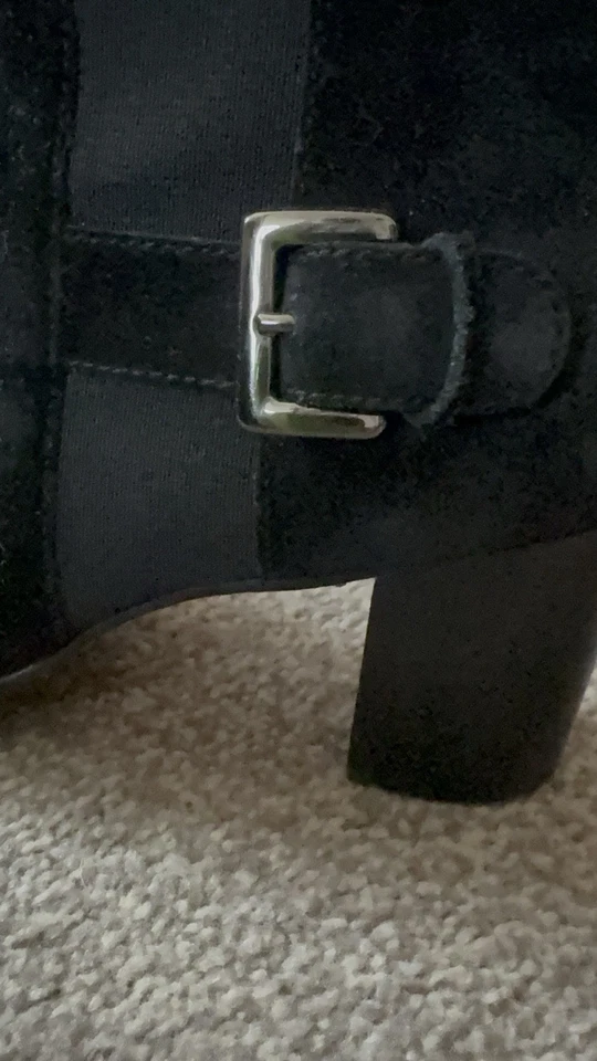 Gorgeous Cole Haan Black Suede Boots Size 4 UK/37 EU/6.5 US Very Good Condition - Image 3 of 4