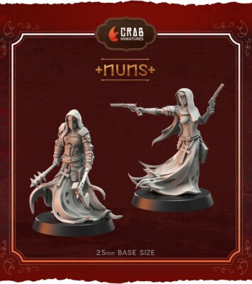 Crab Miniatures Wraith Pilgrims Nuns Forbidden Psalm Trench Crusade