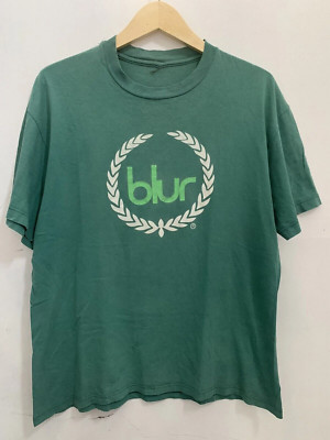 90s Blur Band Basic Logo Tuff Green Unisex Tee Shirt S-5XL