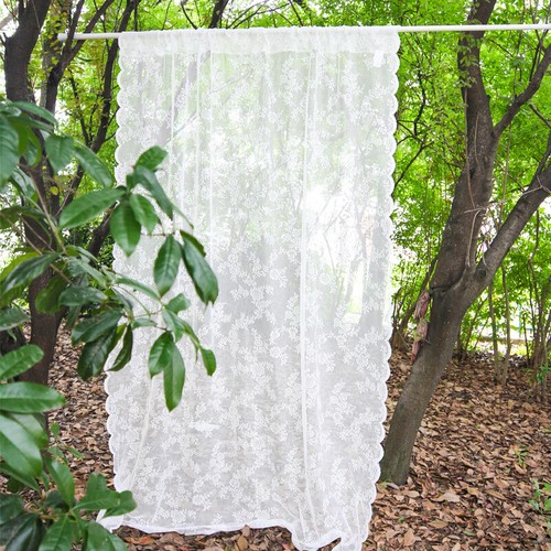 Pastoral Style Mesh Window Curtain Insect Mosquito Screen Net Sheer Curtains New - Picture 7 of 21