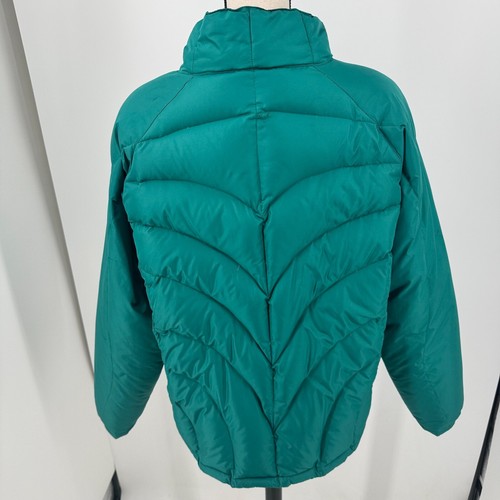 Vintage Cabela's WOMENS Teal Green Full Zip Down Fill Puffer Coat Jacket SIZE XL - Picture 24 of 24