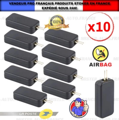 x10 Simulateurs Airbag Voiture SRS ★ Outil Détection Diagnostic ✅Efface Voyant - Photo 1/4