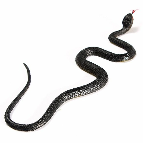 Rubber Fake Snake Garden ps Pretend Toy GAG Joke Prank Trick Hallowee New C7 - Picture 3 of 10