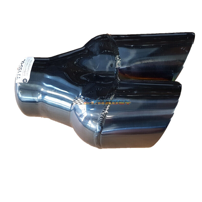 Angle Cut Inner Cone BLACK GLOSS Exhaust Tip - 3