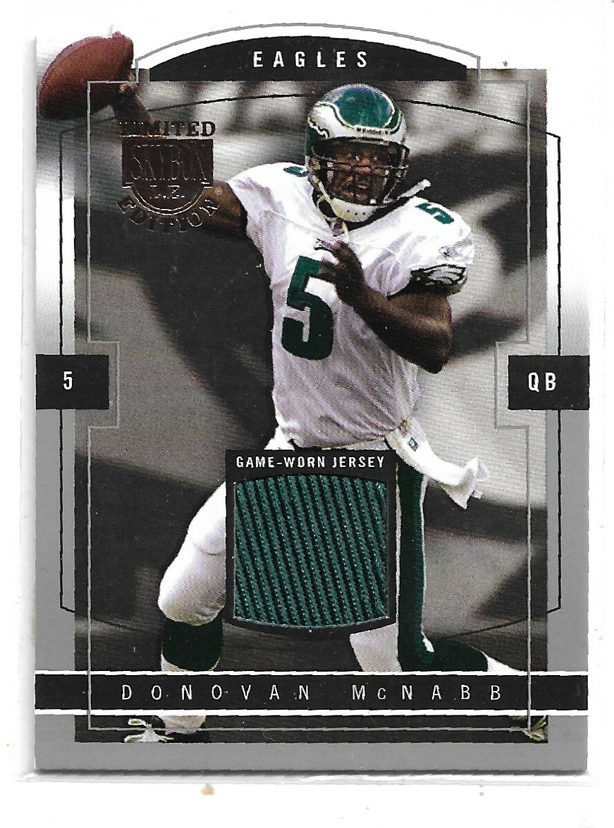 2003 Fleer Skybox-Limited Edition-Jersey Proof-Donovan McNabb Limited #21/175-