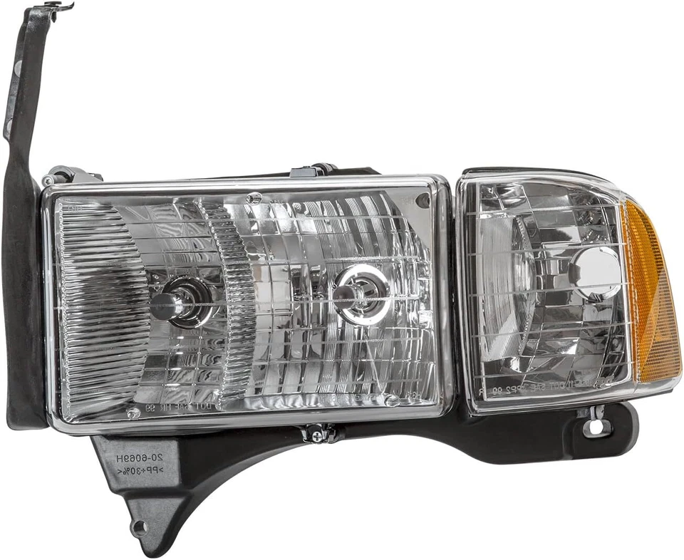 TYC 20-6070-00 Left Headlight Assembly for 1999-2002 Dodge Ram 2500/3500 - Imagem 2 de 4