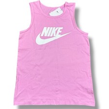 Nike Men's Sportswear Icon Futura Tank Top Pink AR4491-621
