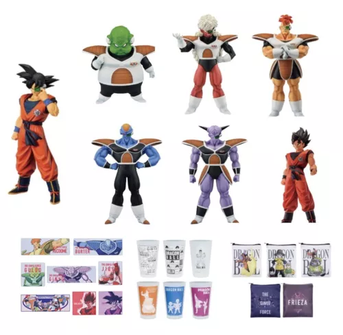 Nueva figura de fuerza Dragon Ball Ichiban Kuji Ginyu toalla bolsa vaso