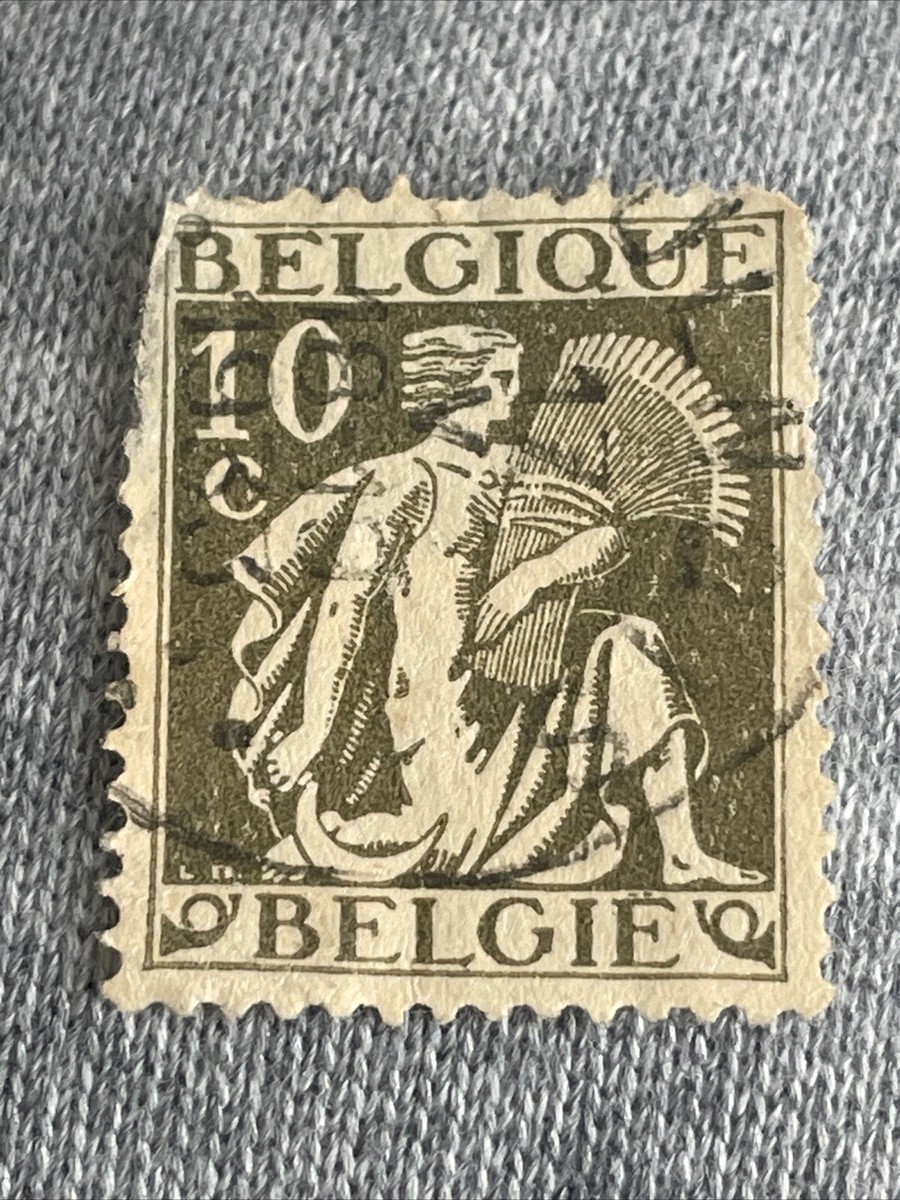 Belgium Stamp 1933 Reaper 10c Cent TKS613* | eBay