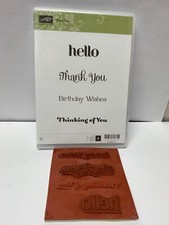 Stampin up four you stamp set hello thank you birthday wishes thinking of you