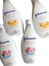 Johnson's SOFT Bodywash Bundle, Nourish Energize, 13.52oz, Lot of 4