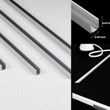 40Pcs 3.3' Aluminum Holder Channel Track for 8mmx17mm LED Neon Rope Lights - USA
