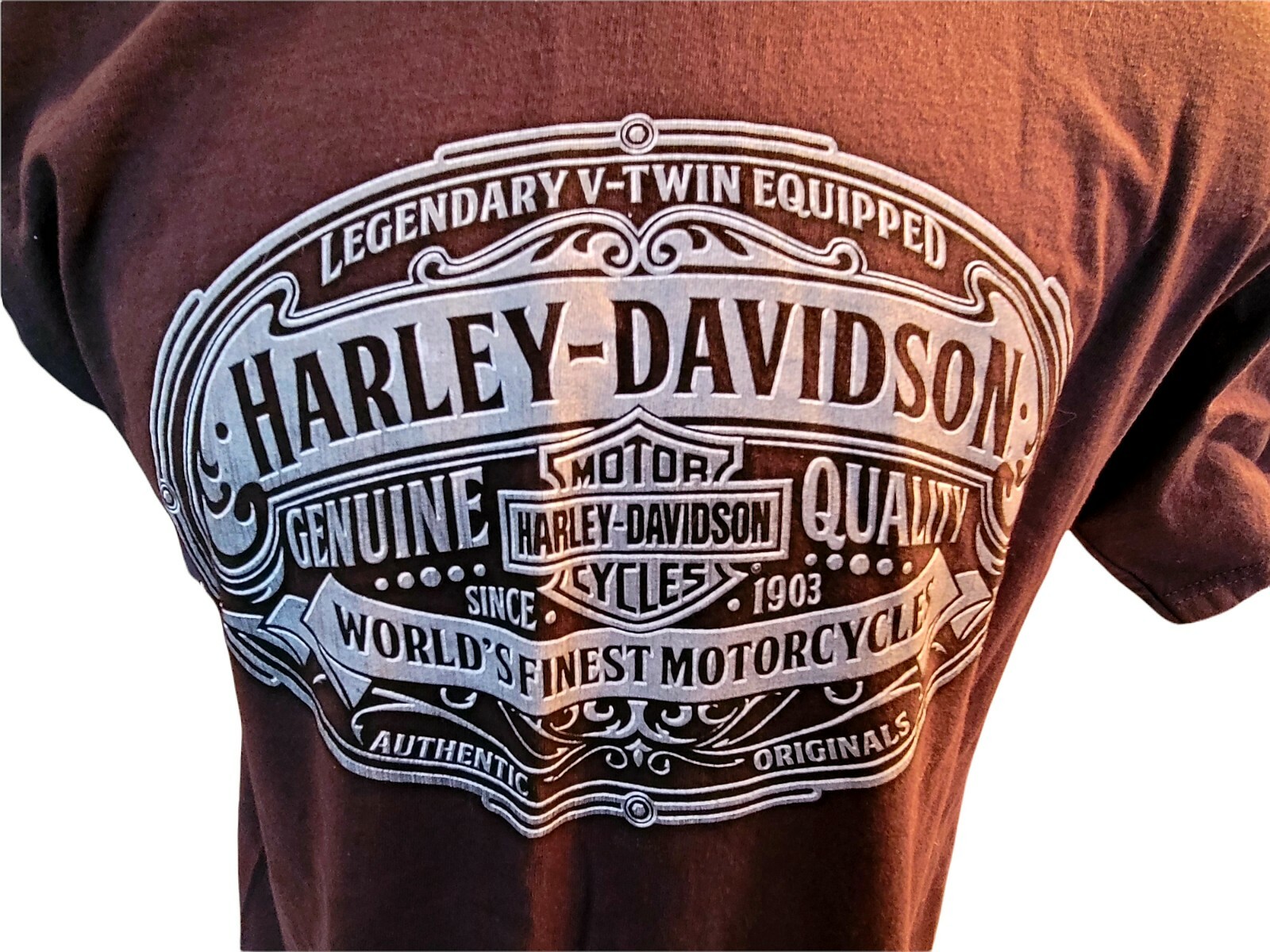 Harley Davidson Motorcycle Mile High Of Denver Colora… Gem