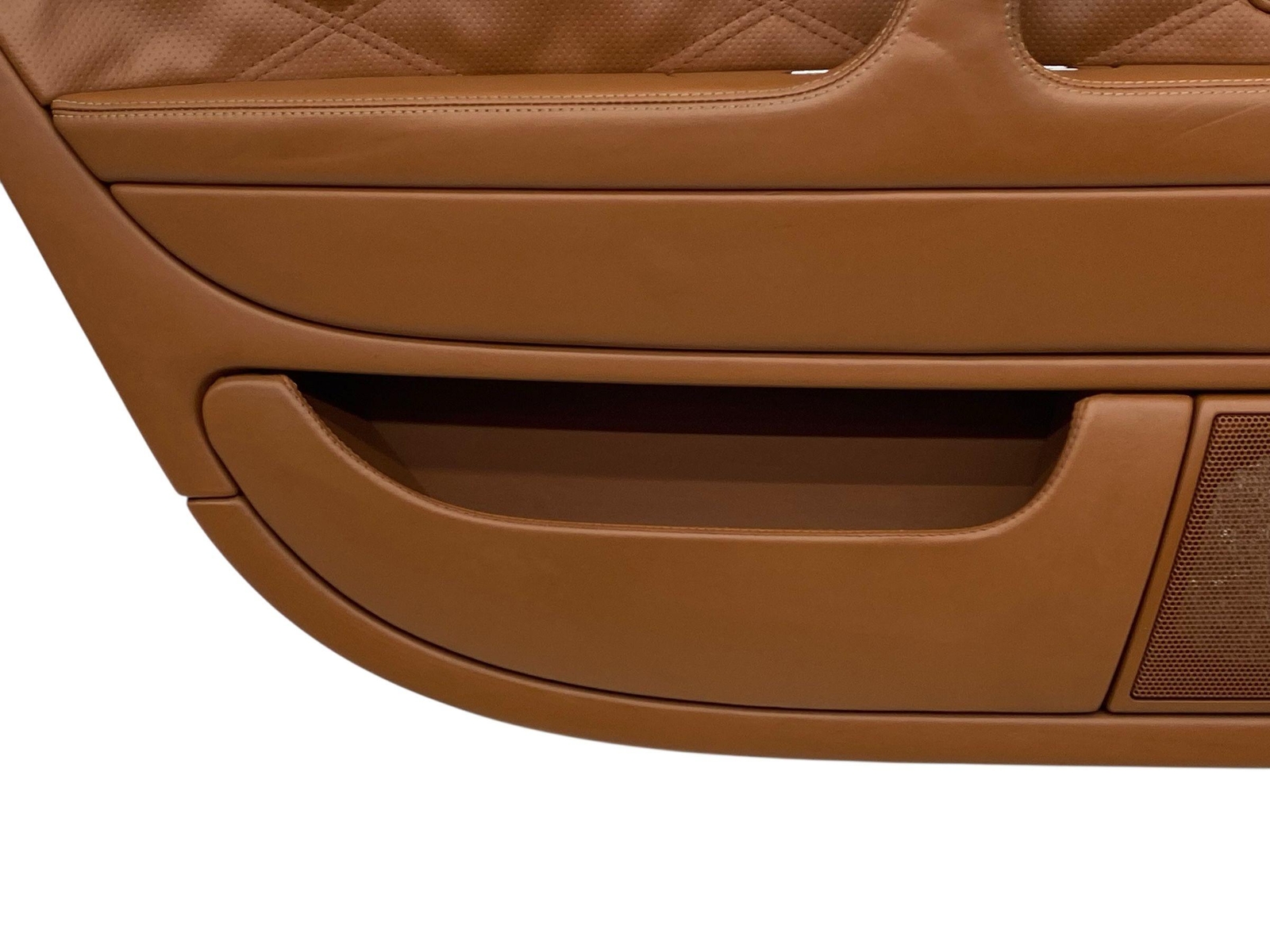 2006-2012 BENTLEY CONTINENTAL REAR LEFT INNER DOOR PANEL | SADDLE (99) *BUBBLES*