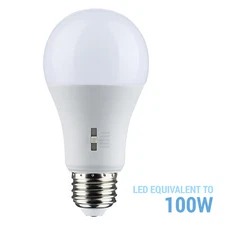 Satco S11793 LED 14W =100W 120V A19 Dimmable CCT Selectable Medium E26 White