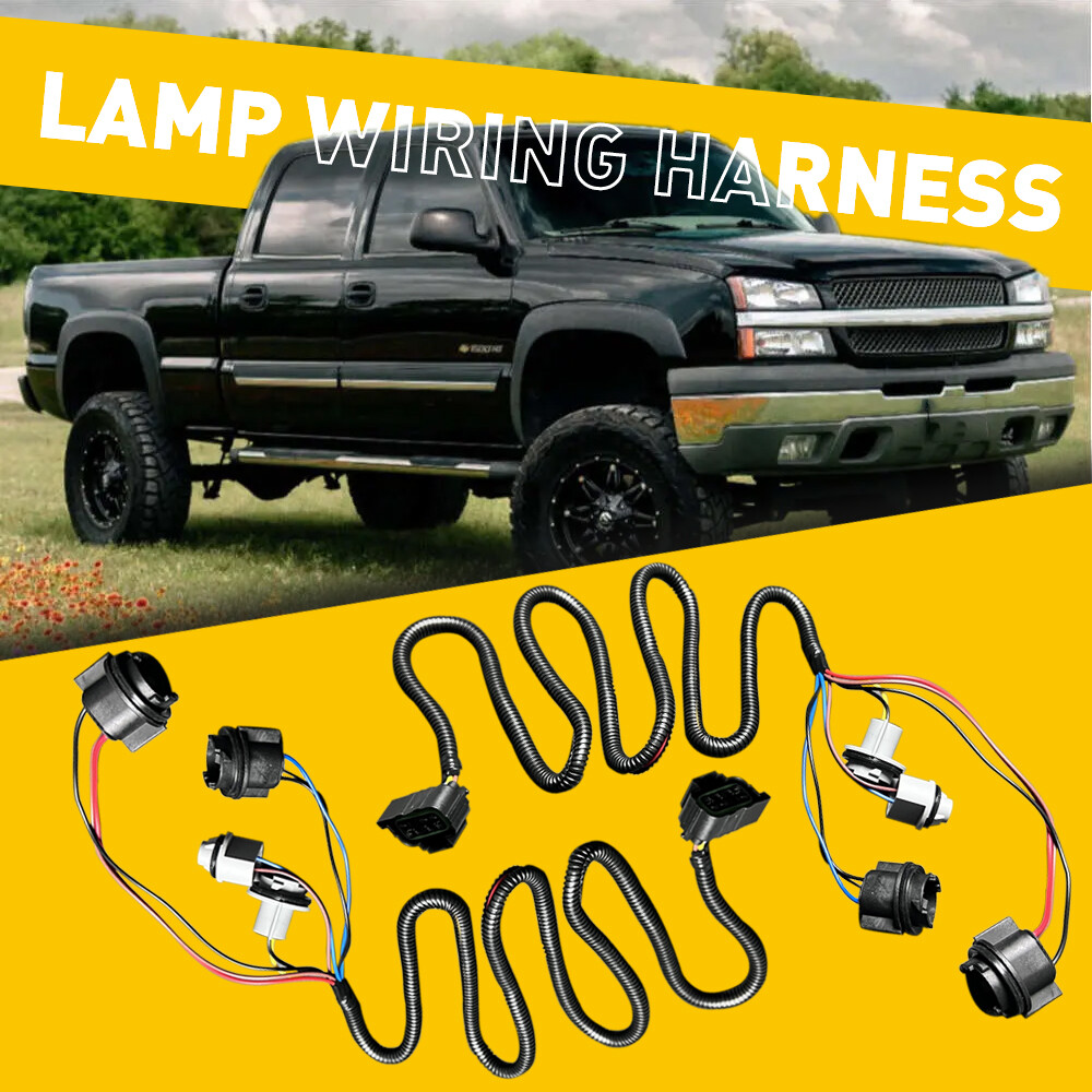 Chevy Silverado Pickup Truck Tail Light Wiring Harness LH RH Side Replacement