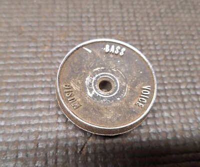 1960's GM MUSIC BASS VOICE Radio Knob Dial 394235B SHIPS WORLDWIDE