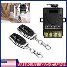 AC 110V-240V 30A RF Relay Wireless Remote Control Switch + 2pcs 433MHz Remote