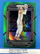 2023 #11 Elena Delle Donne WNBA Panini Prizm Basketball Green Prizm Mystics