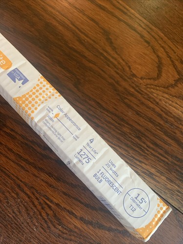 GE 24" Kitchen & Bath Fluorescent 20 Watt Warm White 3000K Bulb 2-Pin F20 T12 - Picture 3 of 8