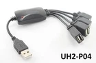 4-Port High Speed USB 2.0 Quad Flex Hub, CablesOnline UH2-P04