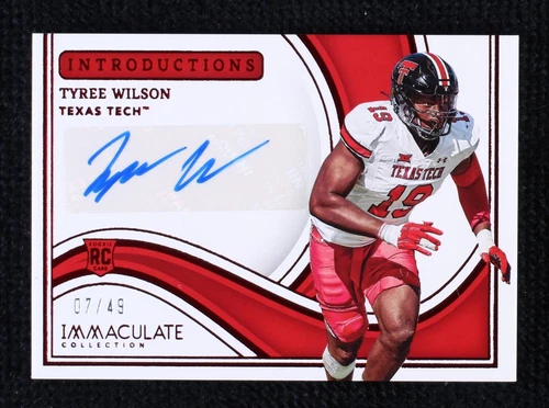 2023 Panini Immaculate Collection Collegiate Tyree Wilson #II-TW