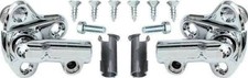 New 1962-1964 Chevrolet Chevy Ii Nova Interior Chrome Sun Visor Brackets - Pair