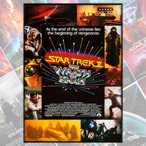 Star Trek Movie Posters Classic Retro Sci fi Film Print Picture - Picture 7 of 33