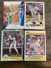 NEW YORK YANKEES 25 DIFFERENT CARDS 1982 - PRESENT, STARS, RC