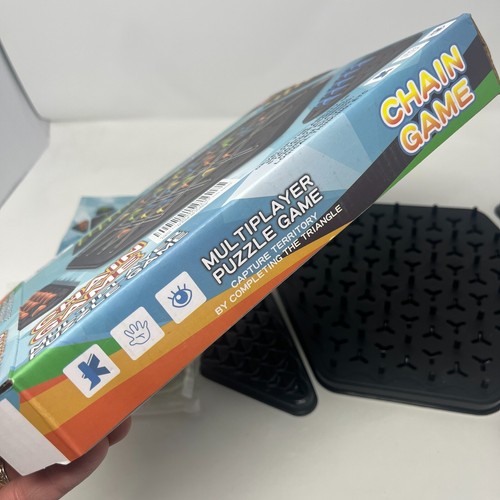 Chain Game Chess Multiplayer Triangle Puzzle Game - Complete Ages 3+ - Picture 8 of 9