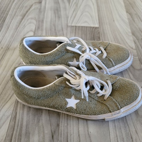 Star Suede Army Green Womens Size 