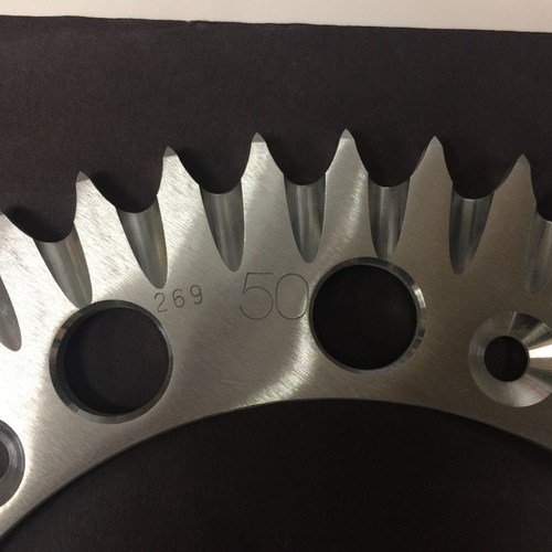 KTM 250 420 495 1984-1989 540 1991 Rear Sprocket 50 Tooth Aluminum Mud Groves - Picture 2 of 3