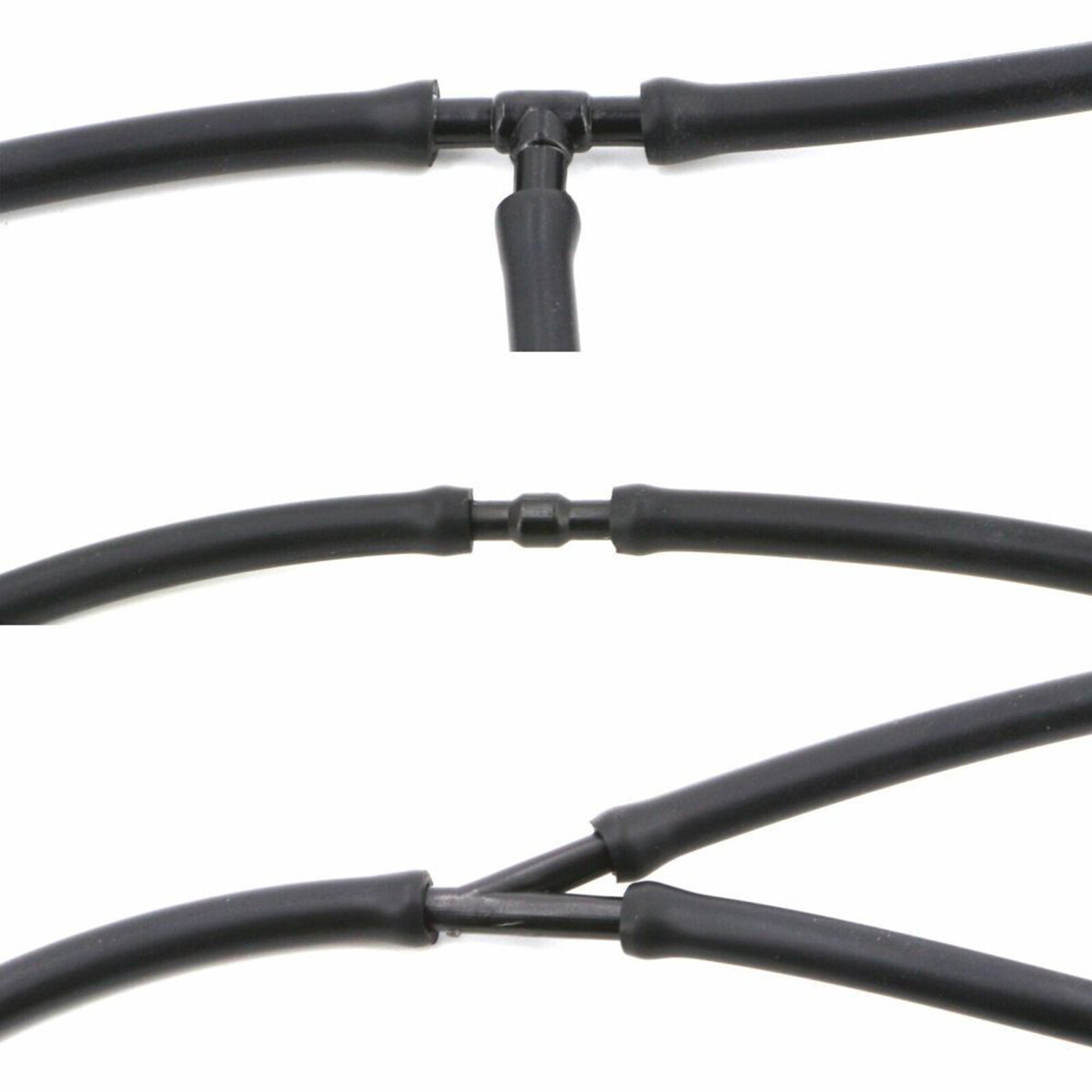 2M Car Windscreen Wiper Washer Jet Tube Pipe Nozzle Pump Hose W