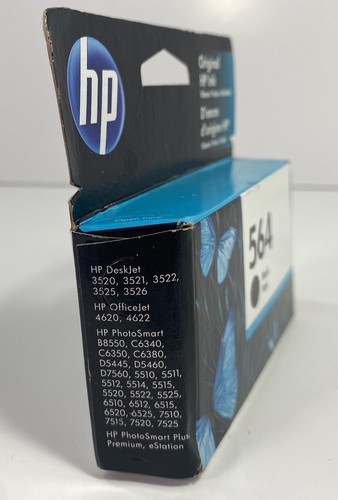 Cartucho de tinta negro HP 564 nuevo en paquete sellado caducado octubre 2021 - Imagen 2 de 6