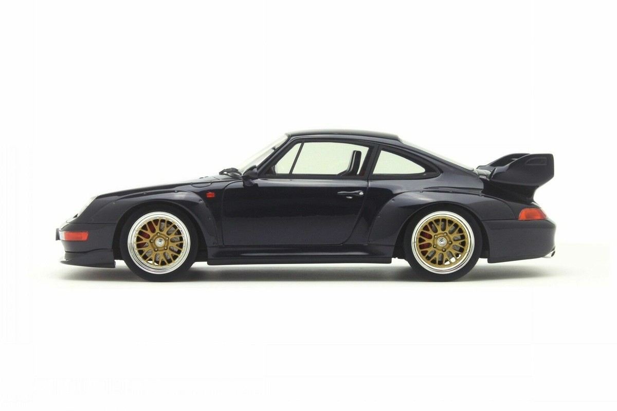 GT Spirit Porsche 911 993 GT2 Dark Blue Gold Wheels GT144 1