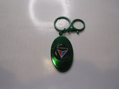 1960's Plymouth Belvedere Savoy Plaza Fury Vip Valiant Metall Keychain Grün Chro