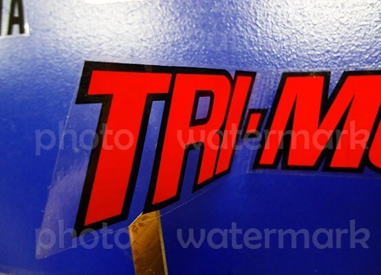 1985 85' yamaha YTM 200 Decals Tri-Moto yellow Plastics 8pc Trike Stickers — 第 3/3 张图片