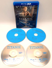 Titanic Blu Ray Limited 3D Edition Leonardo DiCaprio Kate Winslet 4 DISCS