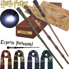 Harry Potter Gryffindor Slytherin Ravenclaw Schal Geschenk Cosplay Zauberstab DE