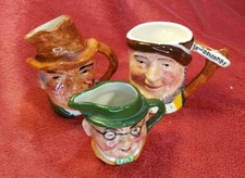 Toby Jugs Miniatures  Fun Size Trio Vintage Sandland  2 x Artone Collectables