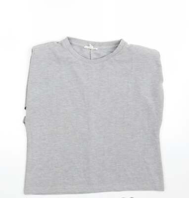 Urban Bliss Damen grau Baumwollmischung Sweatshirt Größe 14