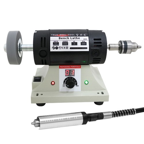 800W Jewelry Bench Grinder Polishing Machine Gem Rock Buffer Mill Machine - Picture 3 of 6