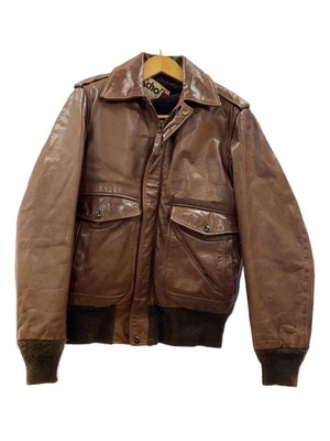 Schott leather jacket 70-80s A-2 blouson 36 Brown Used