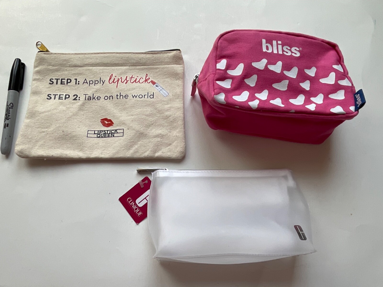 3 x Lot Cosmetic Travel Toiletries Bag Pouch  NEW