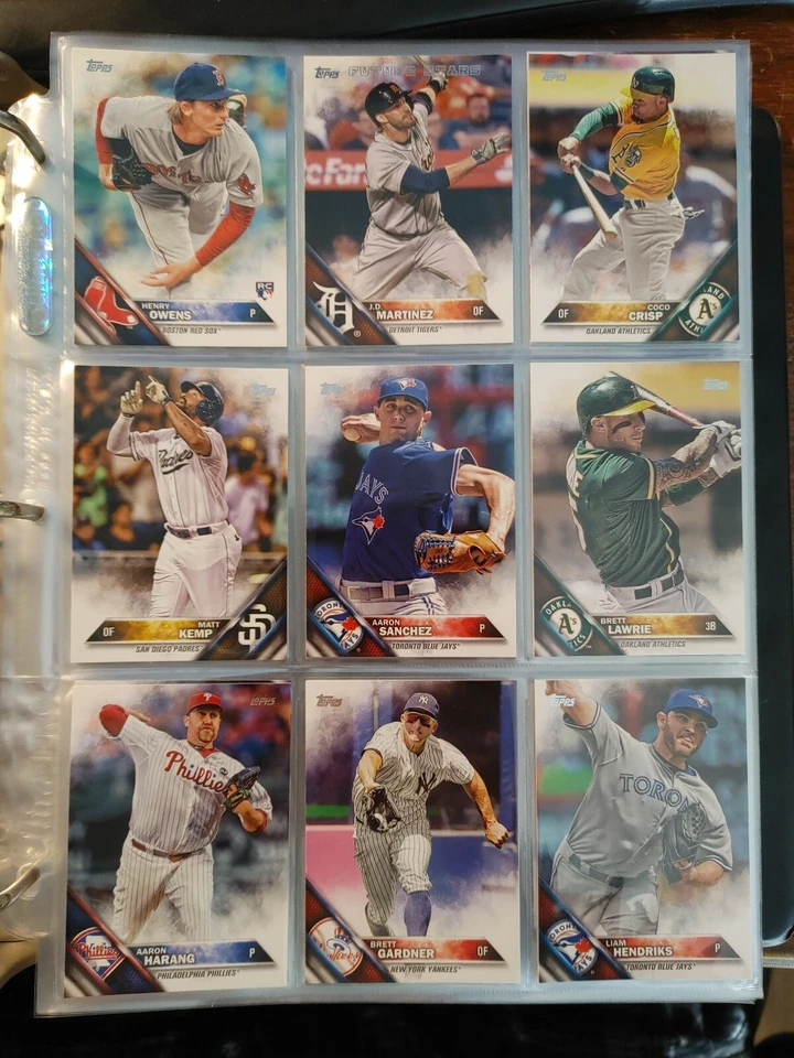 2016 Topps base cards 1-250 Pick from drop down - Image 3 of 4