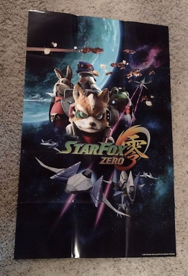 2016 Star Fox Zero Double Sided WiiU Poster