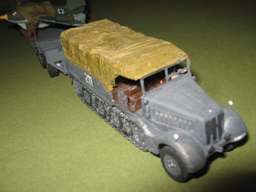 Messerschmitt Me163B su vagone a pianale ribassato Sd/Ah.116 Augusta 1945. (1:87) - Foto 7 di 9