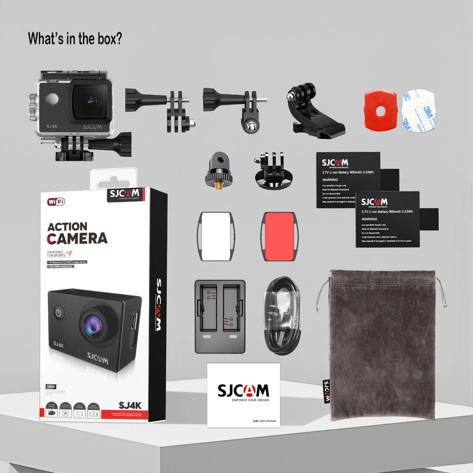 Action Camera 4K WiFi Sport Kamera 40MP 170° EIS Unterwasserkamera 30M Camcorder - Bild 2 von 4